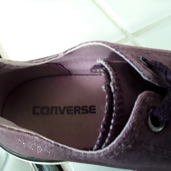 Converse All Star Purple Sneakers - Picture 10 of 10